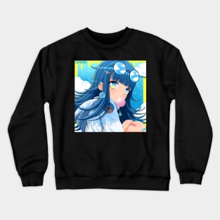 shark girl Crewneck Sweatshirt